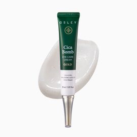 GSLEY Cica Bomb Eye Care Cream Gold 30ml Centella 3.15% 24K Gold Peptide Anti Aging _ Made in Korea